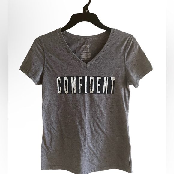 Danskin Now semi fitted T-shirt (Gray) - Picture 1 of 2